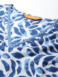 Indo Era Printed Pure Cotton Kurta with Trousers