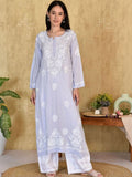 House of Chikankari Women Embroidered Chikankari Kurta