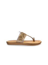 Metro Women Embellished Ethnic One Toe Flats