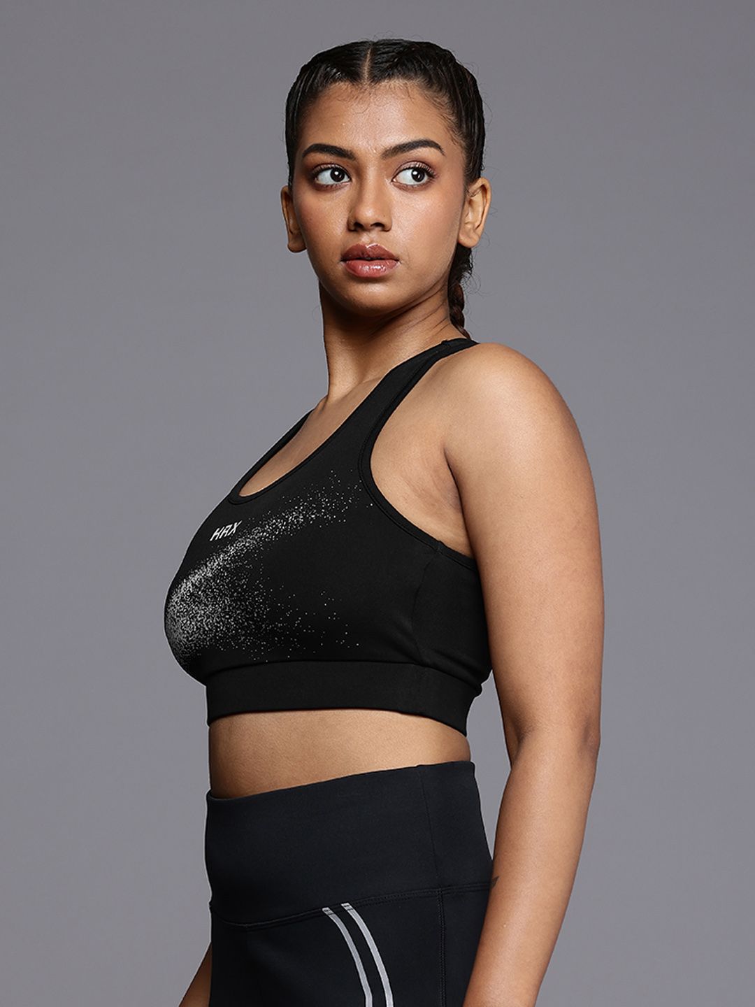 HRX by Hrithik Roshan Abstract Printed Full Coverage Lightly Padded Bra