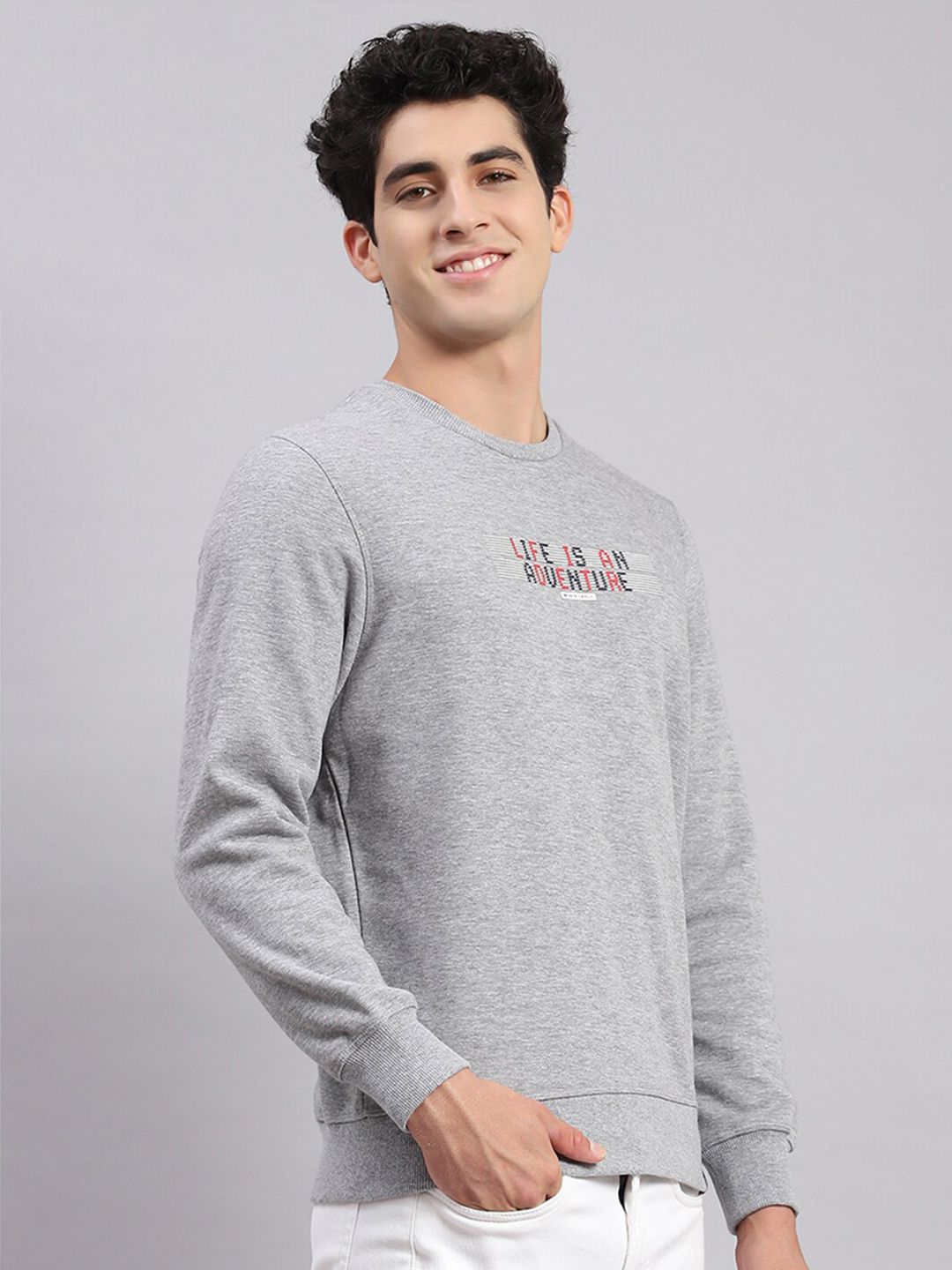 Monte Carlo Typography Printed Sweatshirt