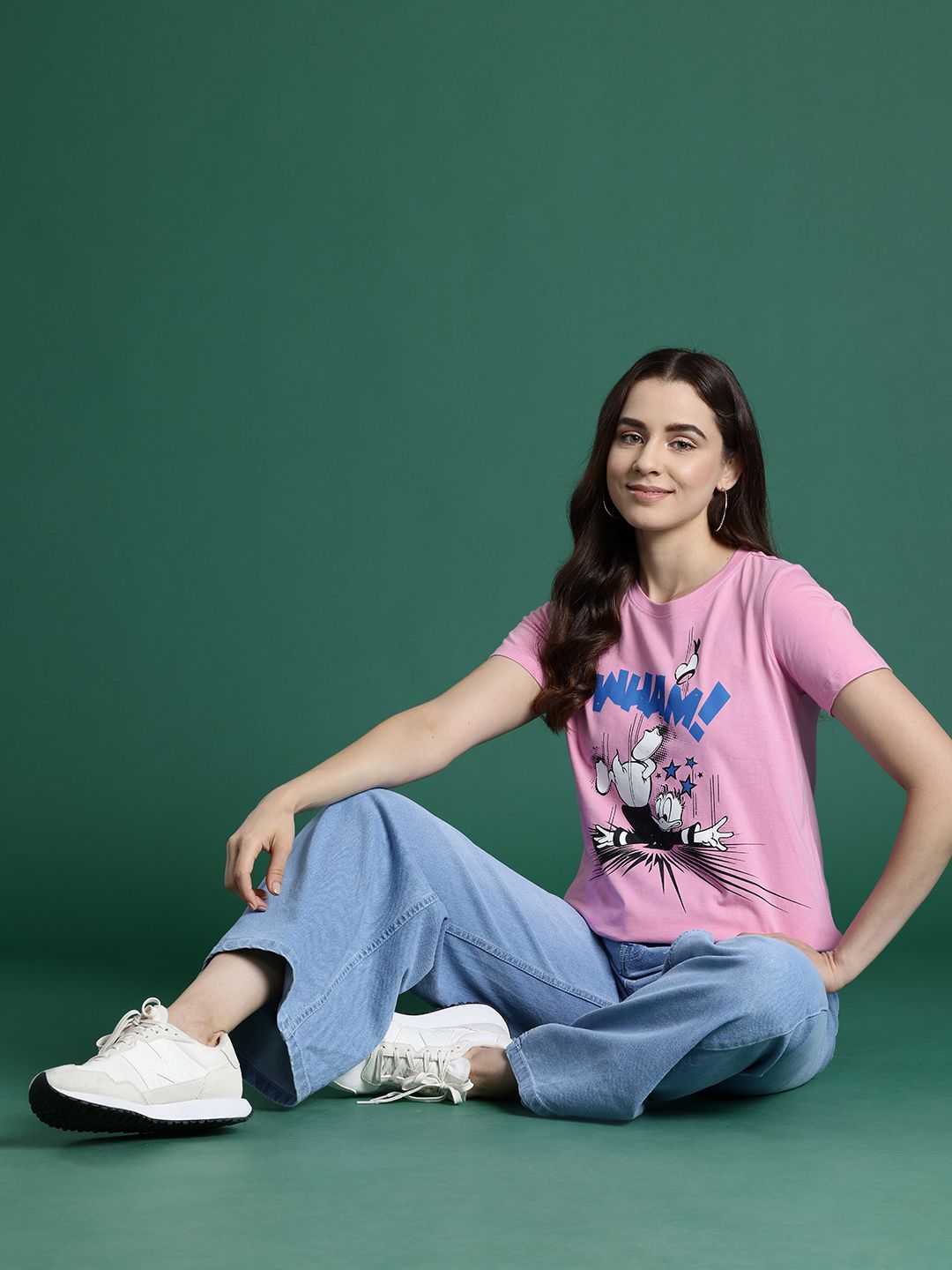 DressBerry Donald Duck Print Pure Cotton T-shirt