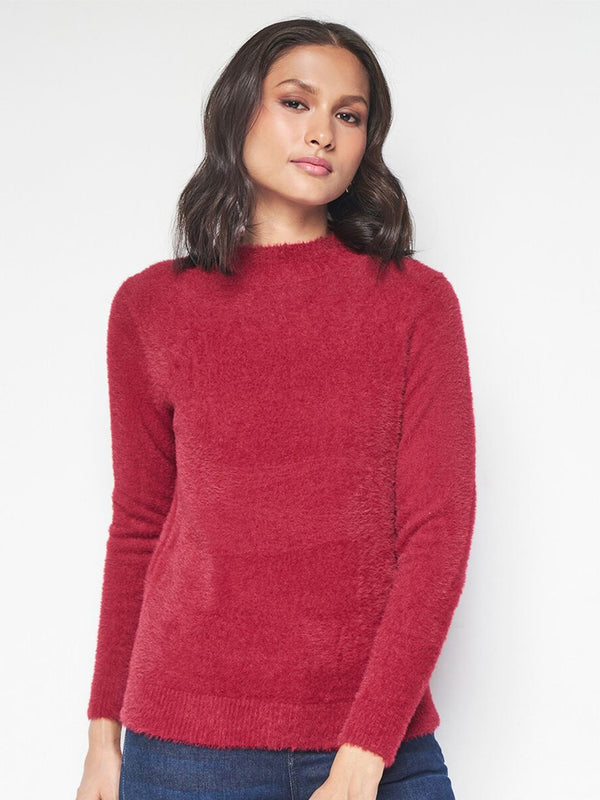 AND Round Neck Long Sleeves Top