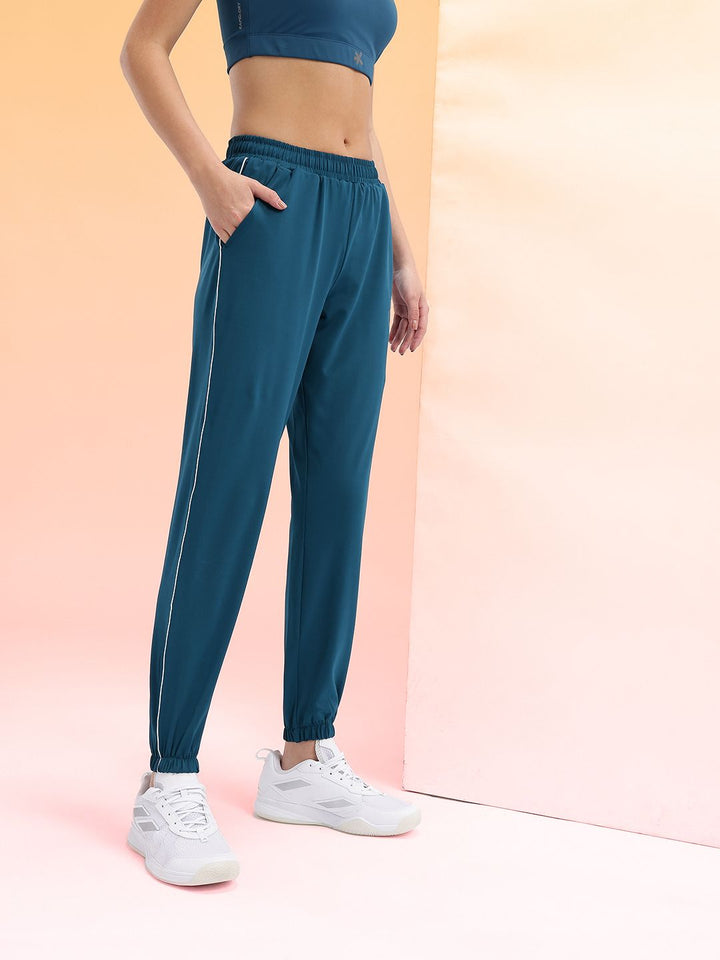 HRX by Hrithik Roshan Women Brand Logo Detail Rapid-Dry Running Joggers