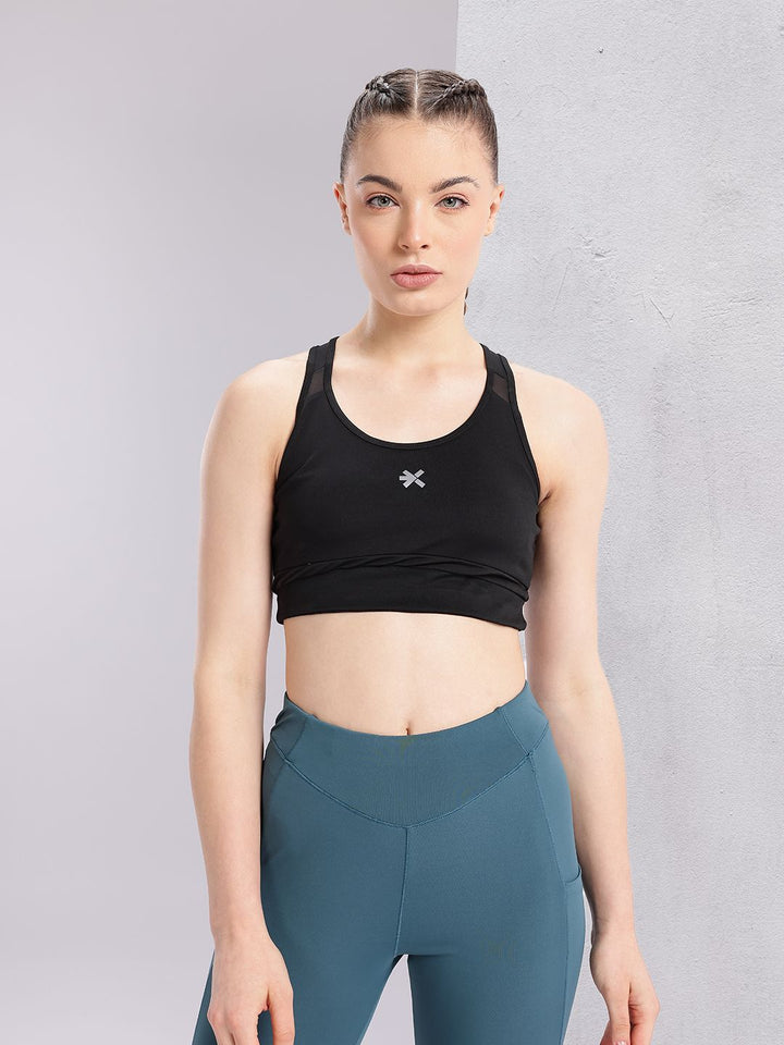 HRX by Hrithik Roshan Full Coverage Lightly Padded Rapid-Dry Running Bra KR4103_03_A