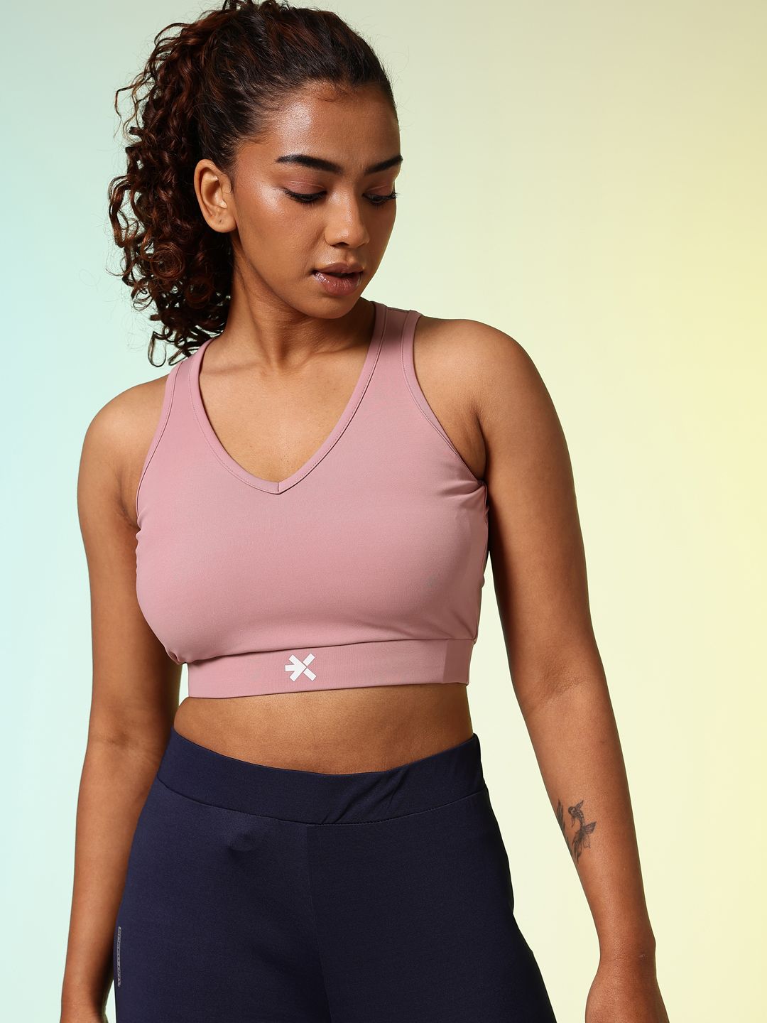 HRX by Hrithik Roshan Lightly Padded Rapid-Dry Training Bra HR_SS25_W_BA_KT061_03_C
