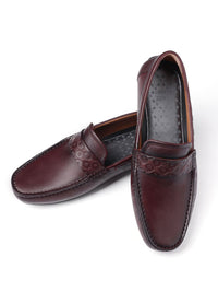 RARE RABBIT Men Bold Leather Formal Loafers