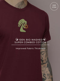 DILLINGER Men Graphic Printed Embossed Oversized T-shirt