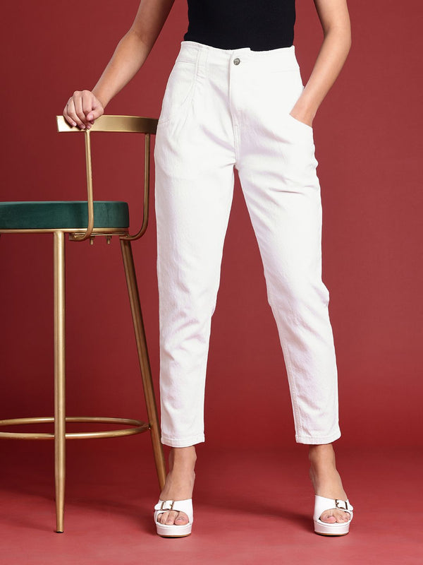all about you Women Mom Fit High-Rise Stretchable Jeans