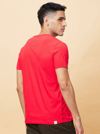 Being Human Men Printed Cut Outs T-shirt
