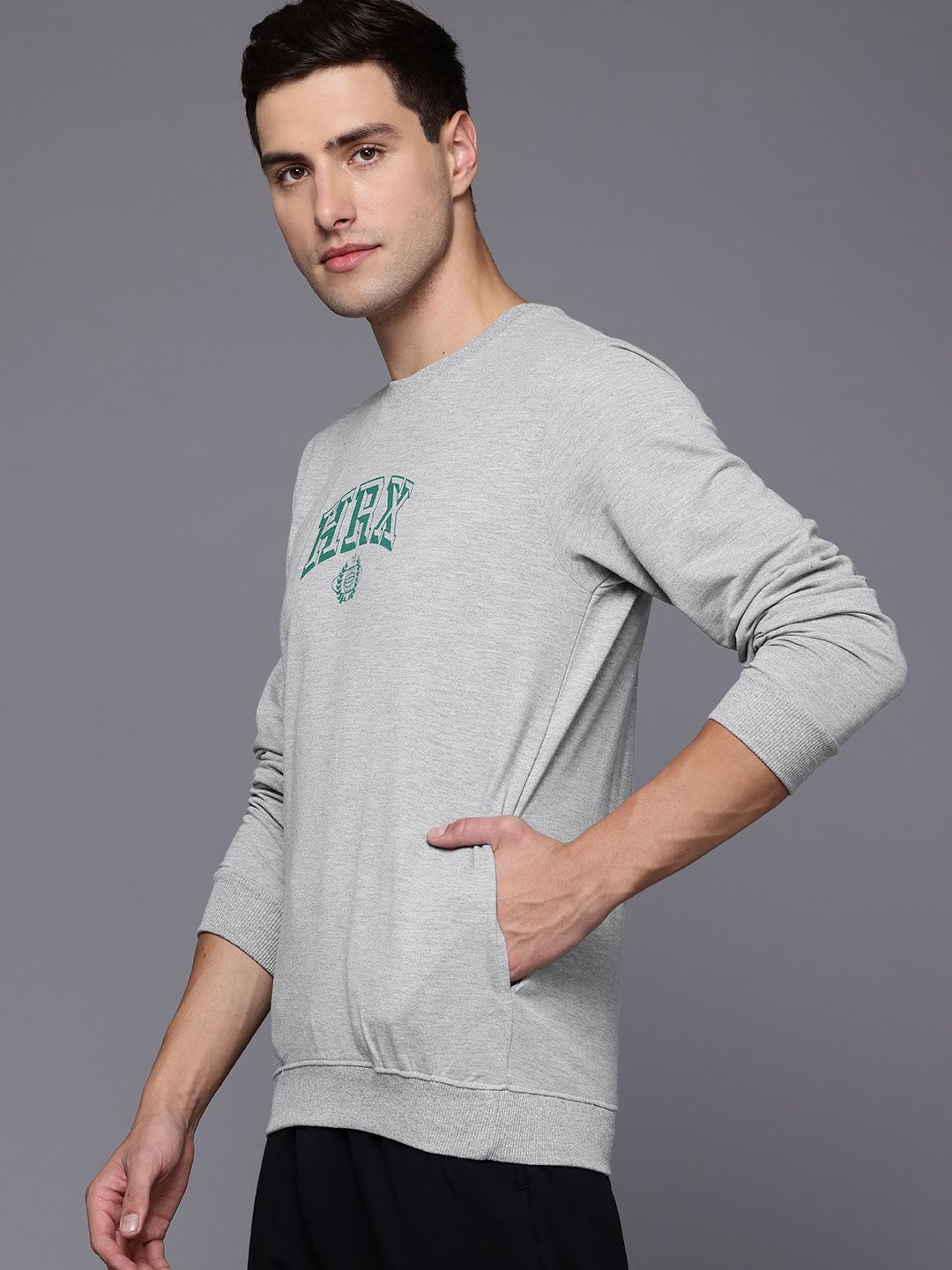HRX by Hrithik Roshan Printed Lifestyle Sweatshirt