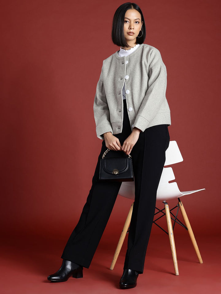 all about you Drop-Shoulder Sleeve Tailored Jacket