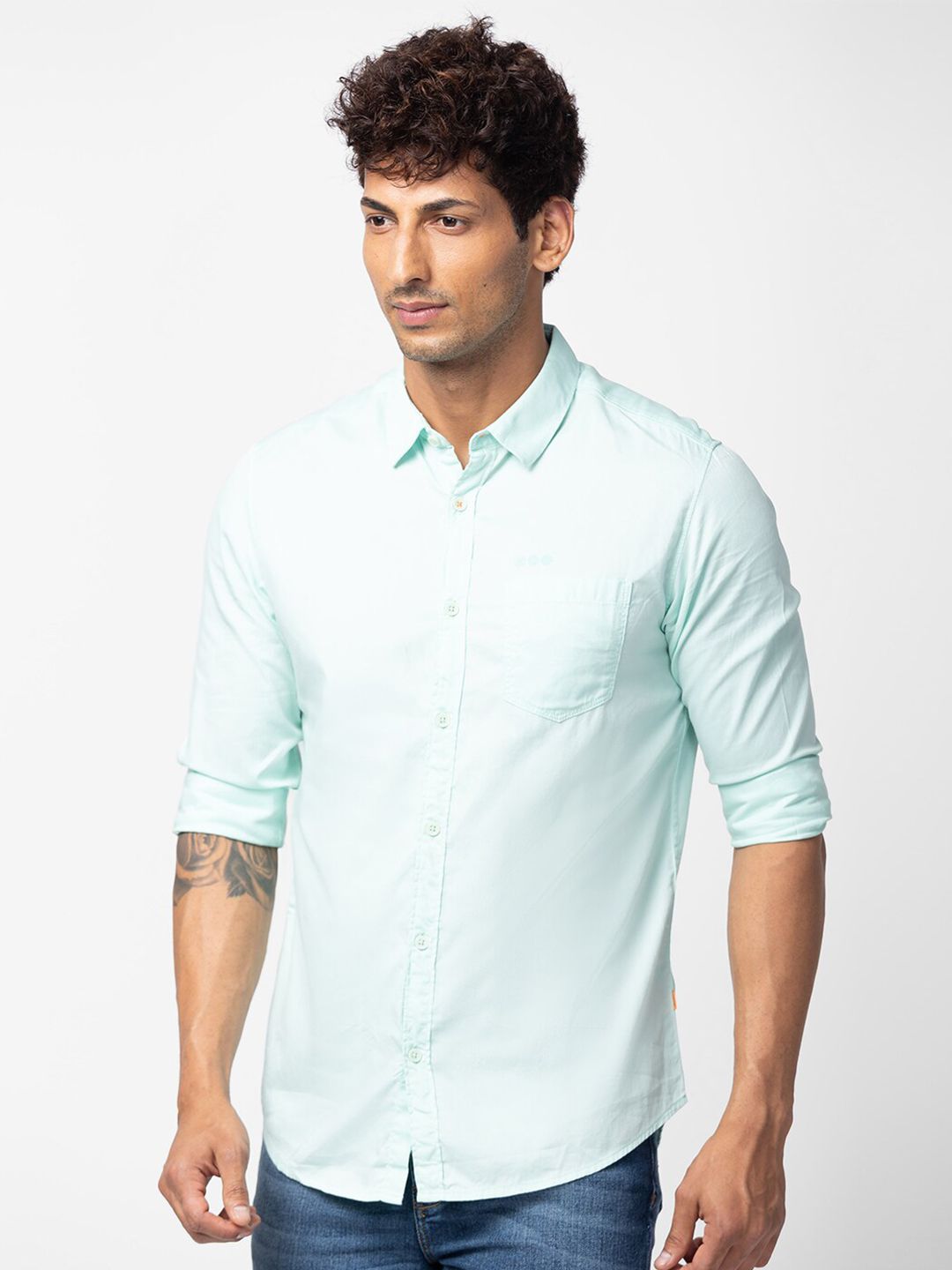 SPYKAR Men Slim Fit Casual Shirt