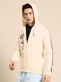 Being Human Brand Logo Printed Hooded Sweatshirt