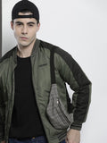 The Indian Garage Co Men Colourblocked Bomber Jacket