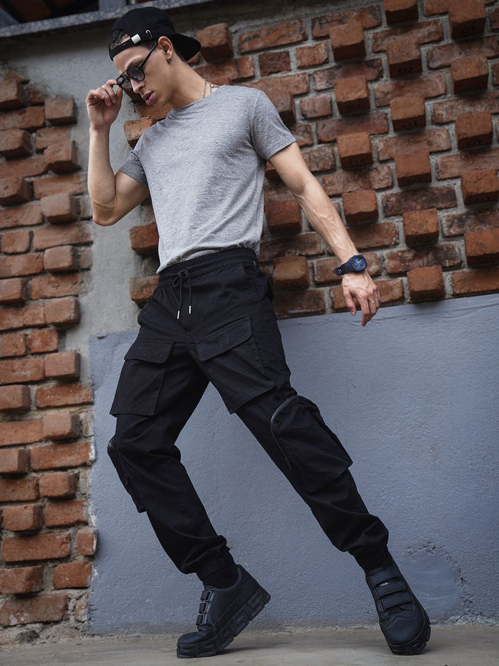 The Indian Garage Co Men Cotton Cargos Trousers