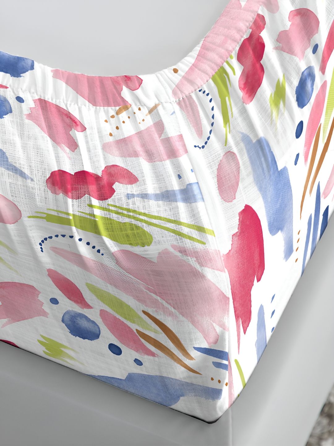 MYTRIDENT Sweet Temptation Soft Comfort Fitted 210TC King Cotton 1 Fittedsheet with 2 Pillow Covers