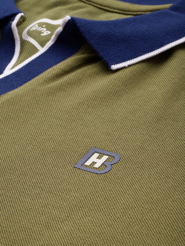 Being Human Polo Collar Pure Cotton T-shirt