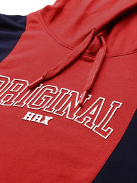 HRX by Hrithik Roshan Colourblocked Hooded Sweatshirt