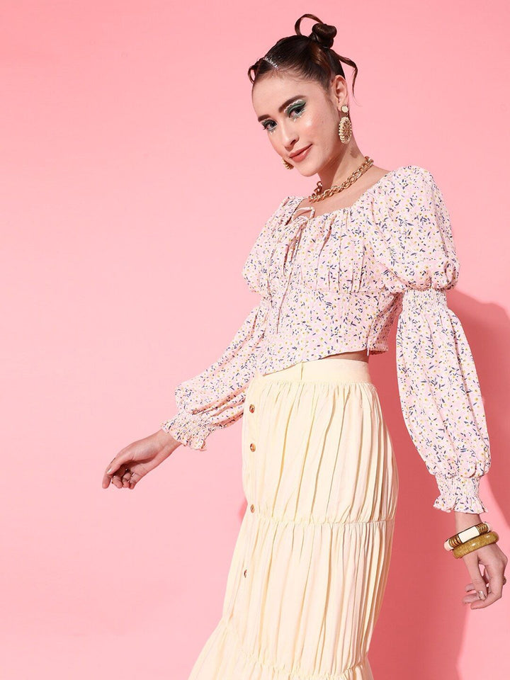 STREET 9 Pretty Pink Floral Top