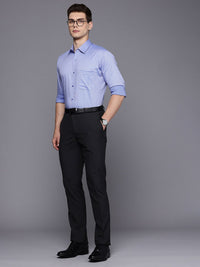 Raymond Slim Fit Micro Checked Pure Cotton Formal Shirt