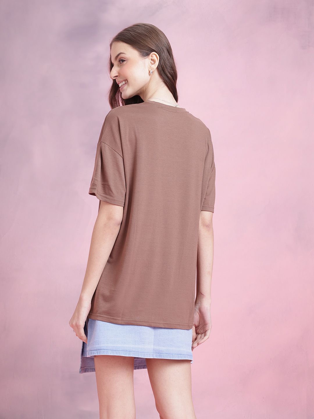 DressBerry Drop-Shoulder Oversized T-shirt
