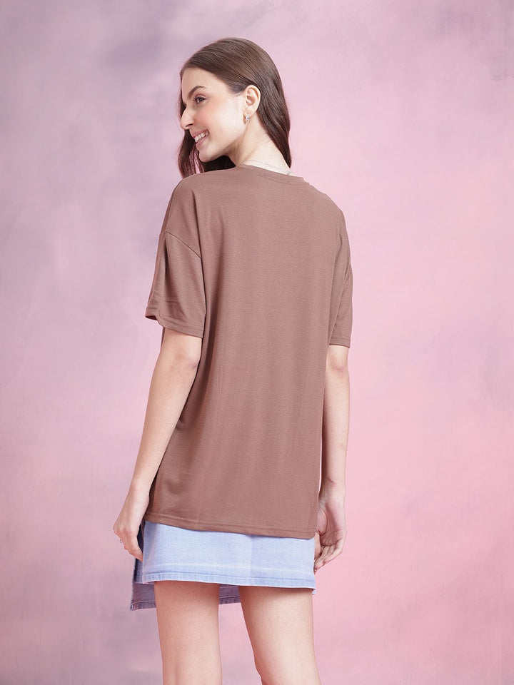 DressBerry Drop-Shoulder Oversized T-shirt