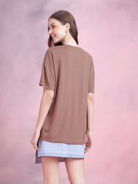 DressBerry Drop-Shoulder Oversized T-shirt