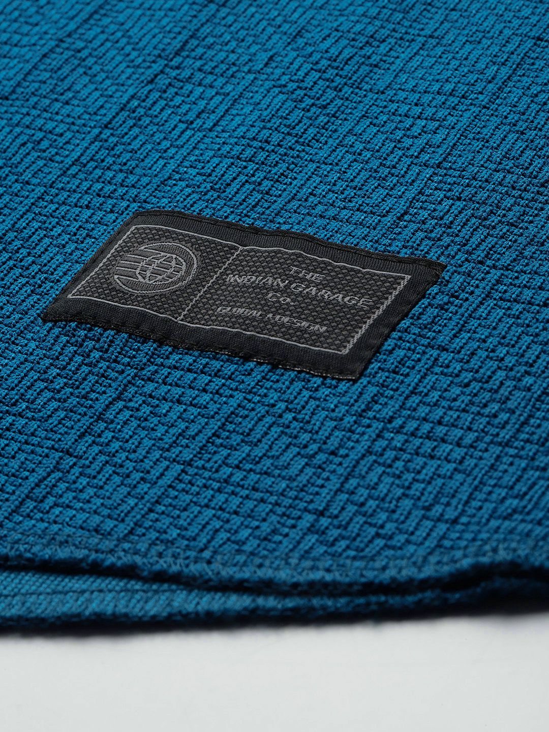 The Indian Garage Co Knitted Hooded Relaxed Fit T-shirt