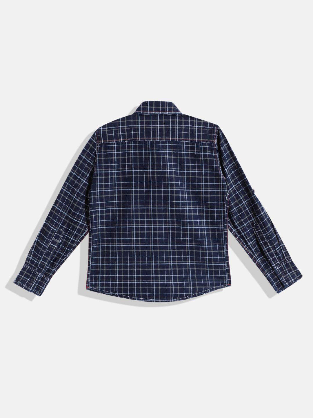 Monte Carlo Boys Tartan Checked Casual Smart Fit Shirt