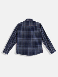 Monte Carlo Boys Tartan Checked Casual Smart Fit Shirt