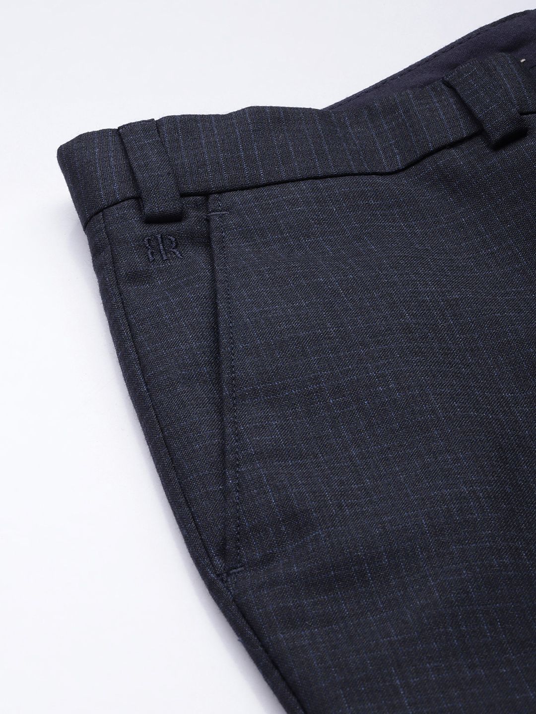 Raymond Men Checked Slim Fit Formal Trousers