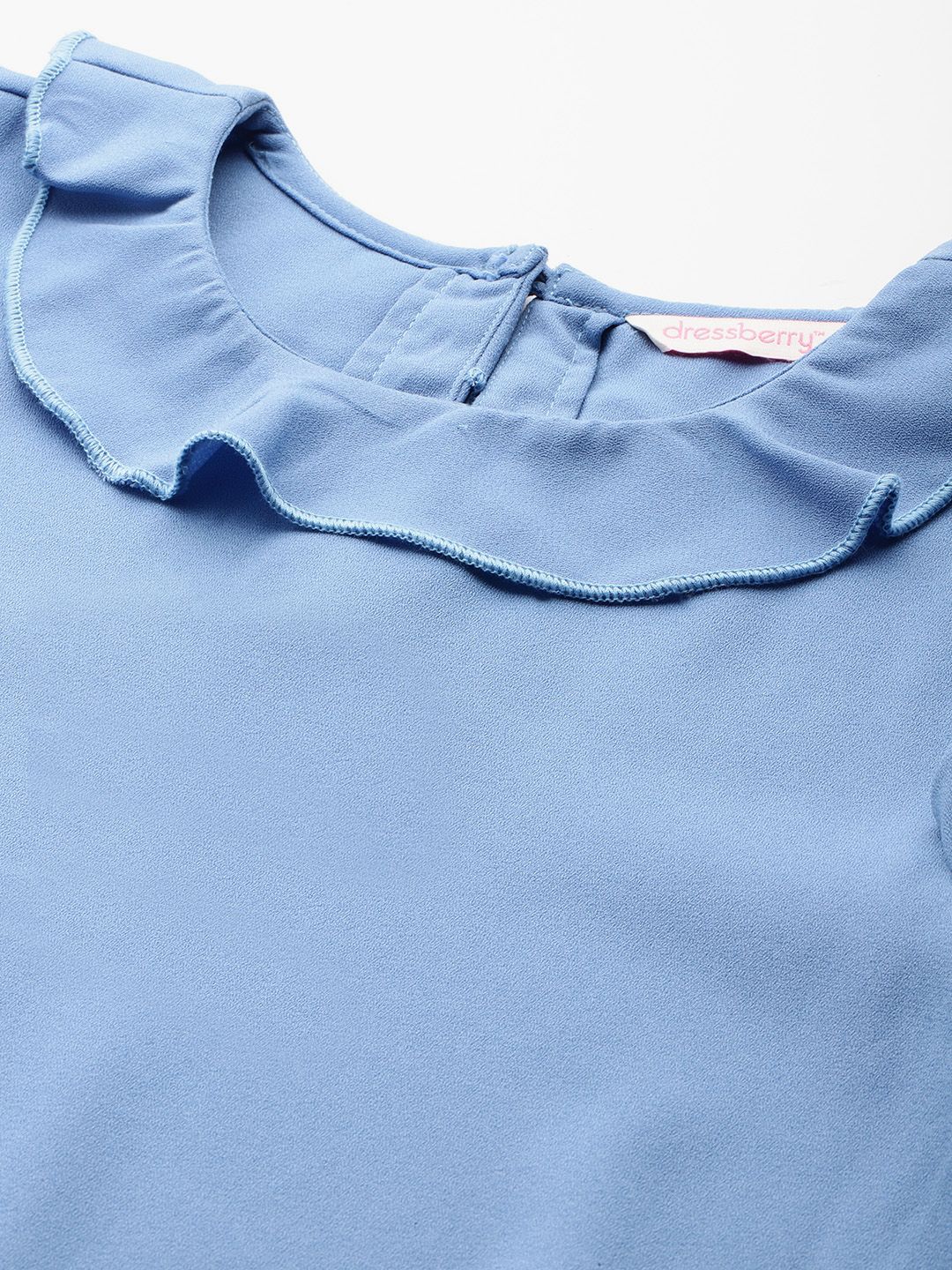 DressBerry Flutter Sleeves Ruffles Top