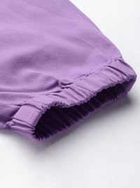 STREET 9 Women Lavender Regular Fit Solid Joggers