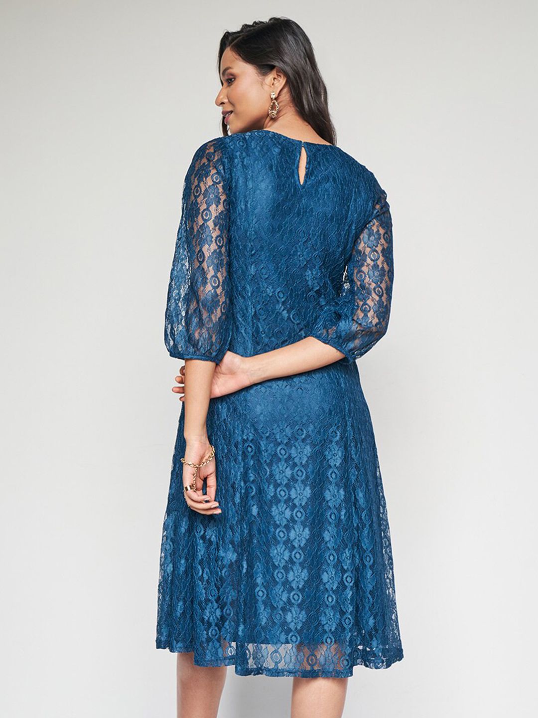 AND Self Design A-Line Dress