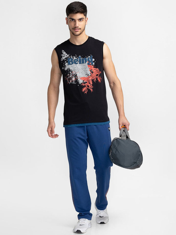 Being Human Men Cotton Regular Fit Track Pants