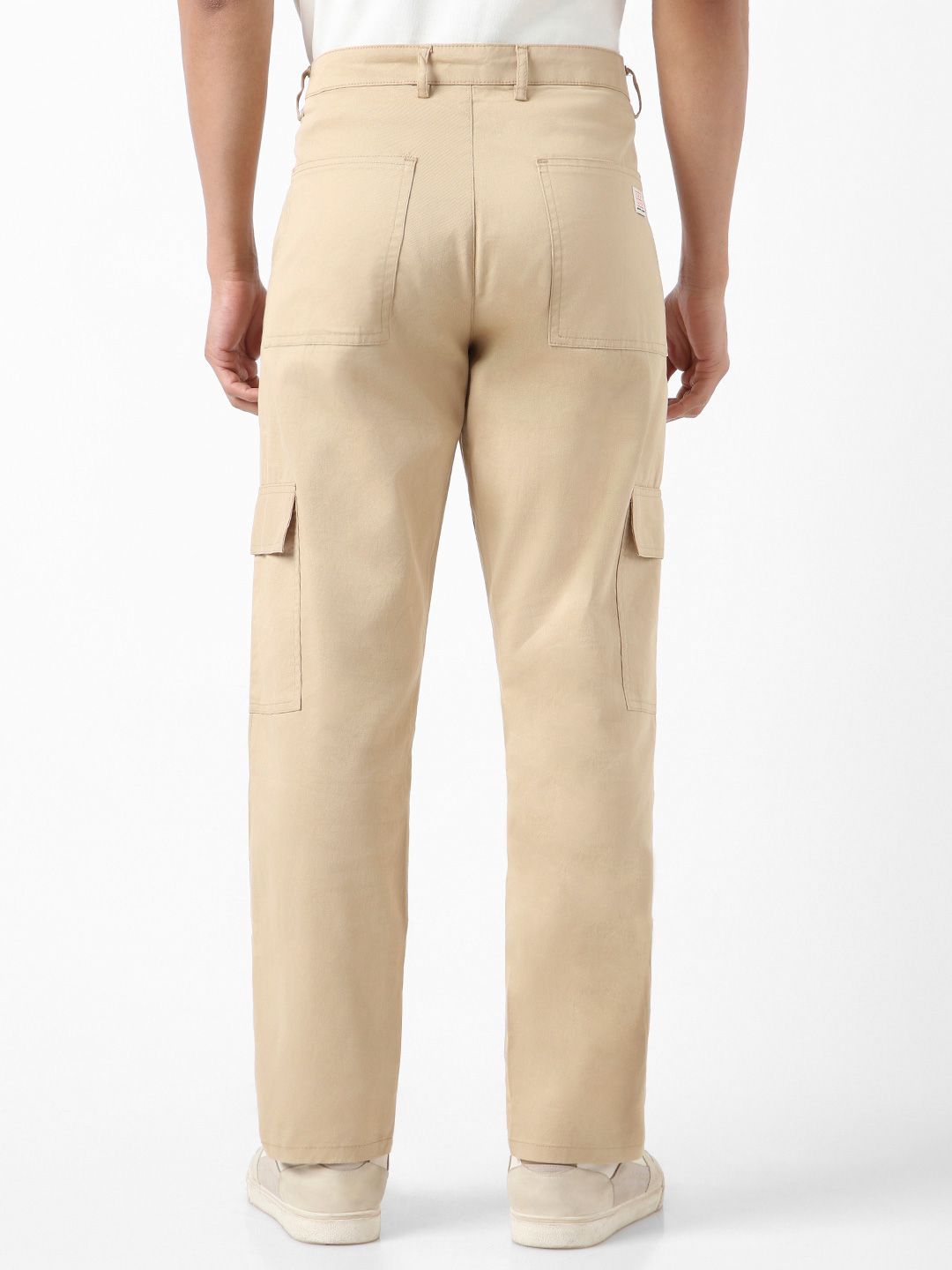 Urbano Fashion Men Regular Fit Solid Cargo Chino Pant with 6 Pockets Stretchable