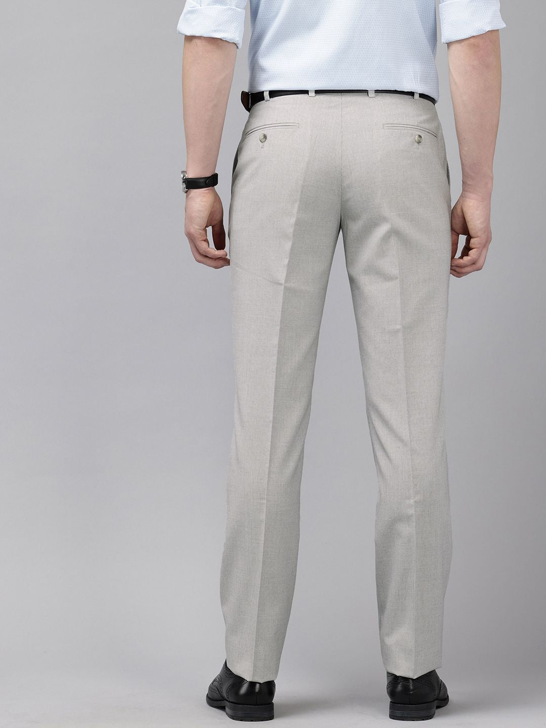 Park Avenue Men Striped Trousers