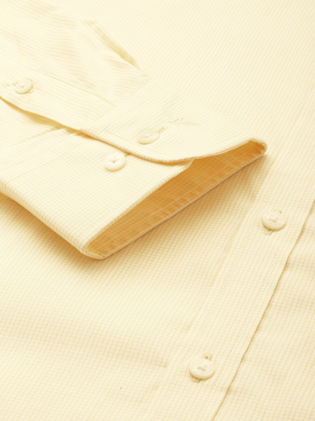 Park Avenue Pure Cotton Slim Fit Micro Checked Formal Shirt