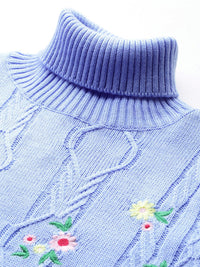DressBerry Women Floral Pullover with Embroidered Detail
