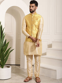 SOJANYA Kurta Berwarna Emas Lelaki dengan Churidar