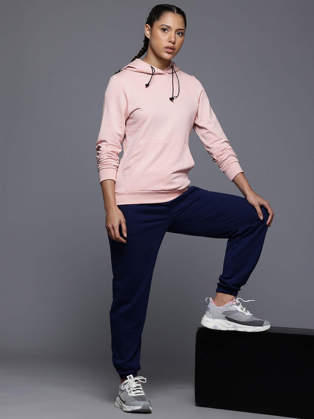 HRX by Hrithik Roshan Typography Print Hooded Sweatshirt