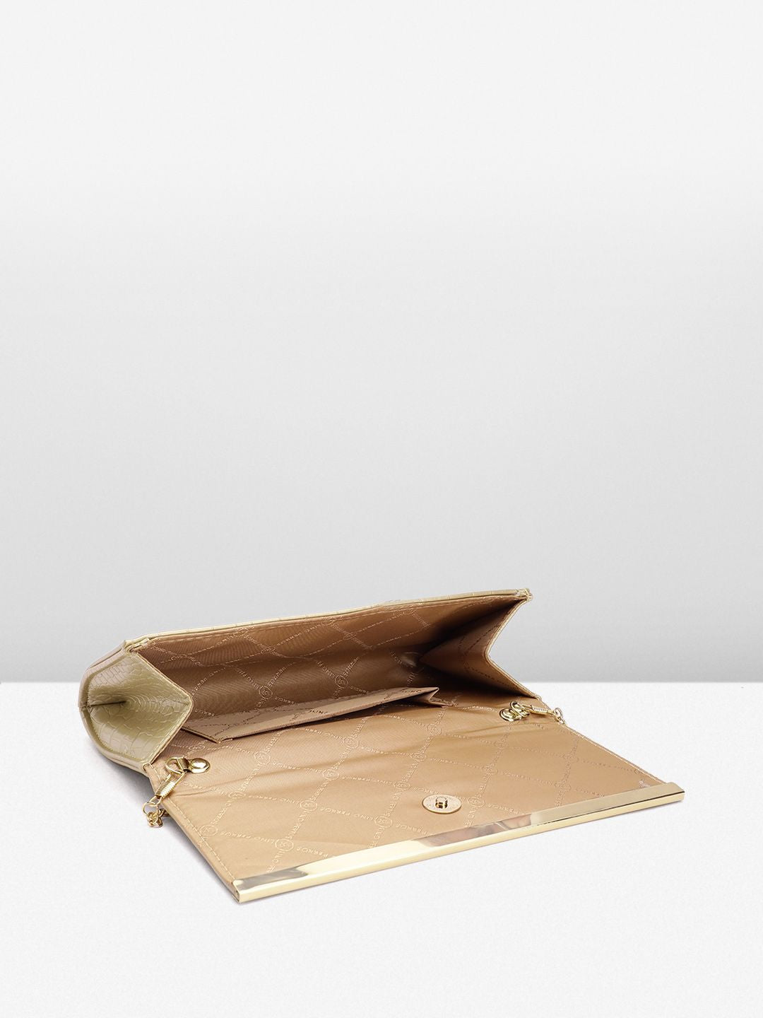 Lino Perros Croc Textured Purse