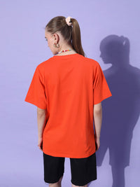 Difference of Opinion Pure Cotton Printed Oversized T-shirt