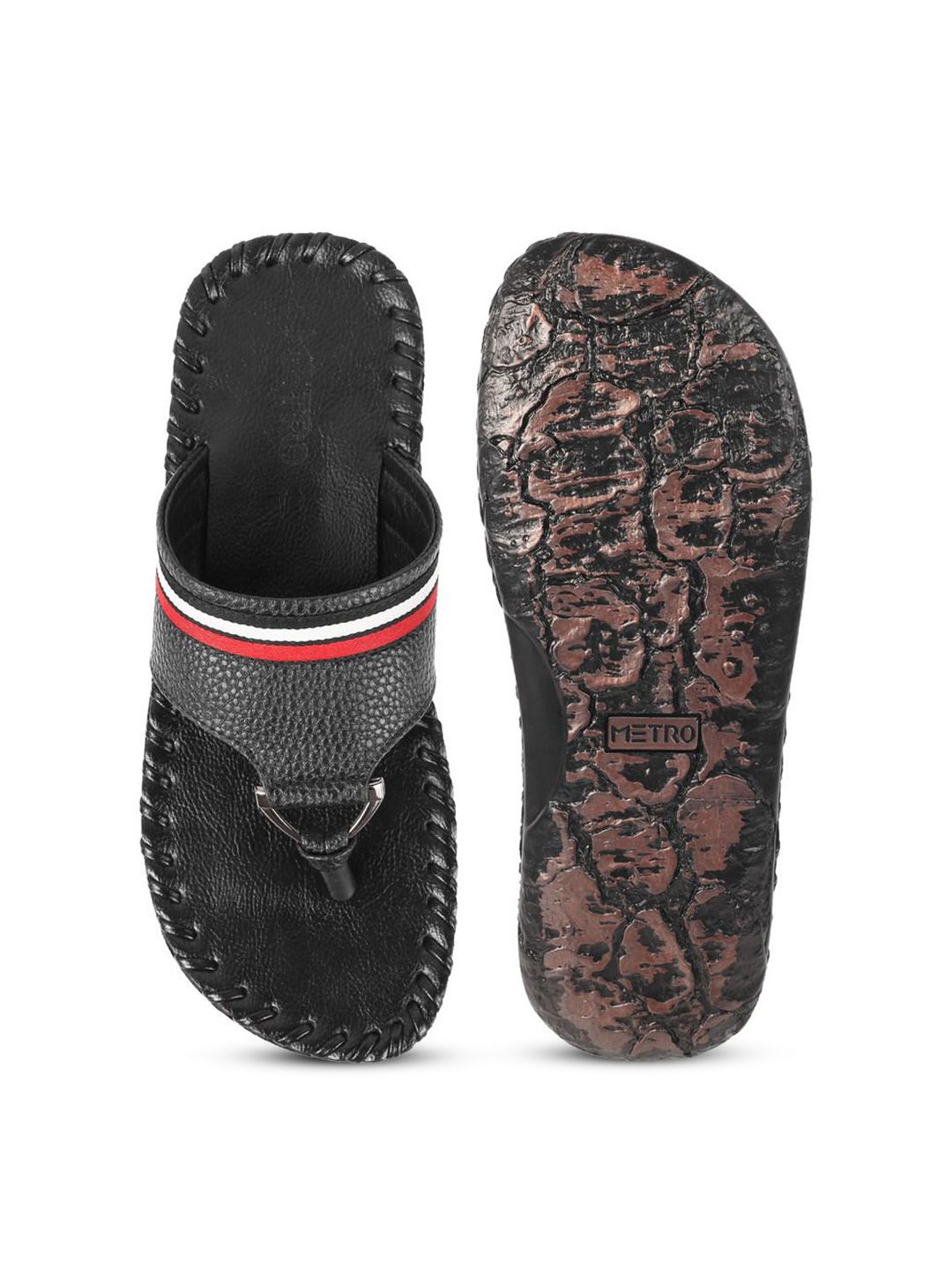 Metro Men Leather Comfort Sandals