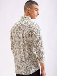 The Indian Garage Co Men Comfort Printed Cotton Casual Shirt