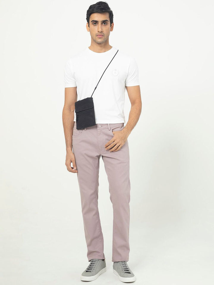 RARE RABBIT Men Poke-2 Mid-Rise Slim Fit Cotton Chino Trouser