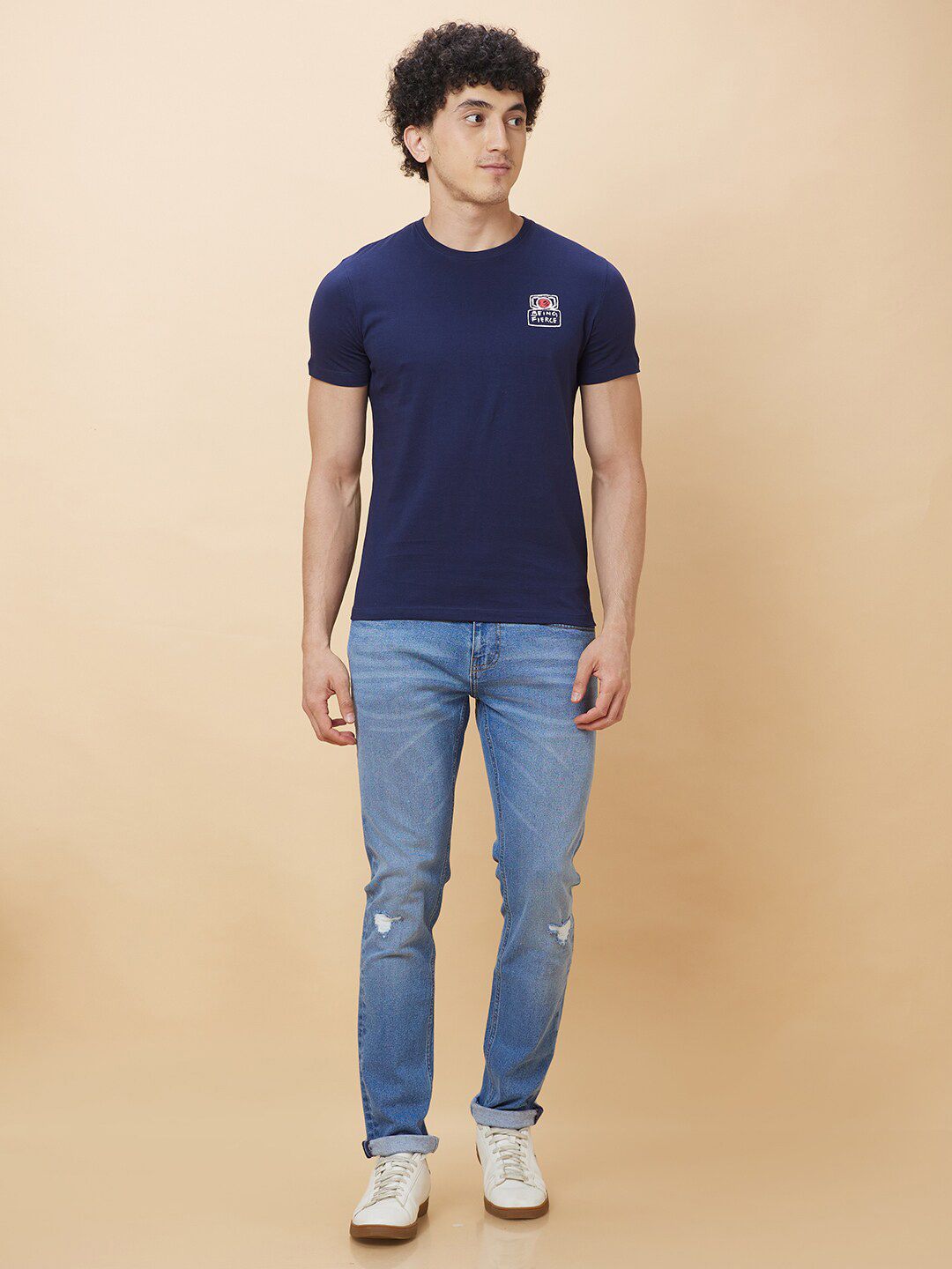 Being Human Short Sleeves Round Neck T-shirt