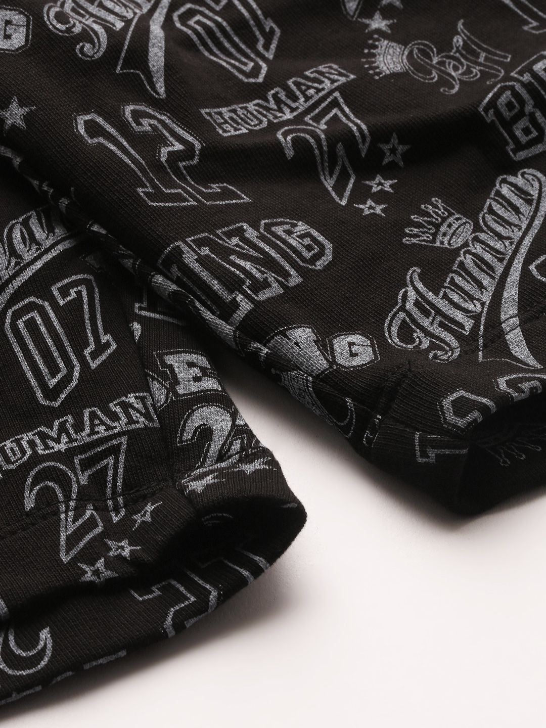 Being Human Men Pure Cotton Typography Printed Regular Shorts