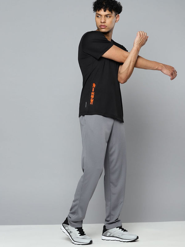 HRX by Hrithik Roshan Typography Printed Rapid-Dry Training or Gym T-shirt
